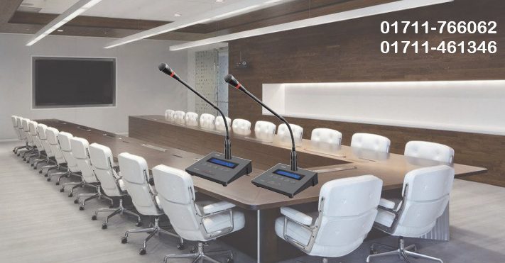 CM-7000 Conference System, Conference System Bangladesh, Boardroom Conference System, Professional Conference Solution, Meeting Room Audio System, Delegate Unit, Chairman Unit, Conference Microphone System