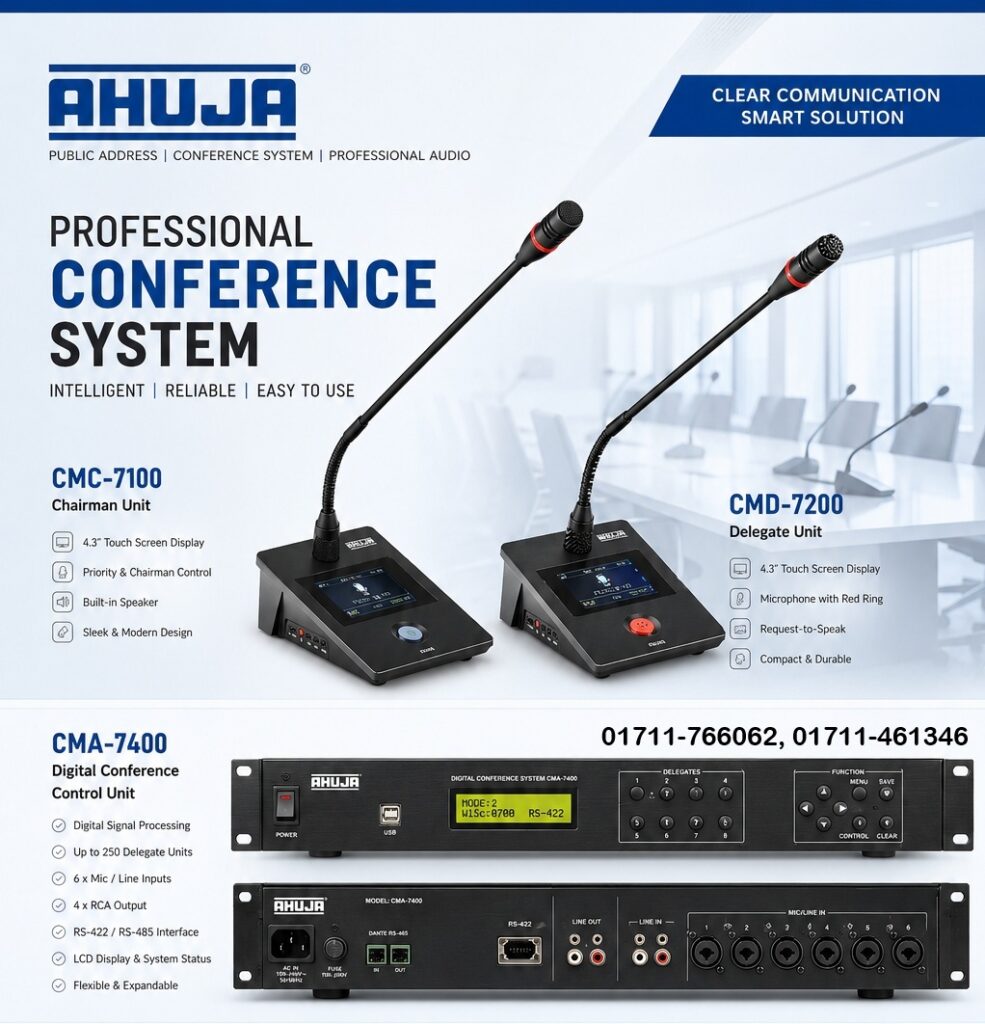 Ahuja CMA-7400, CMC-7100, CMD-7200 Bangladesh